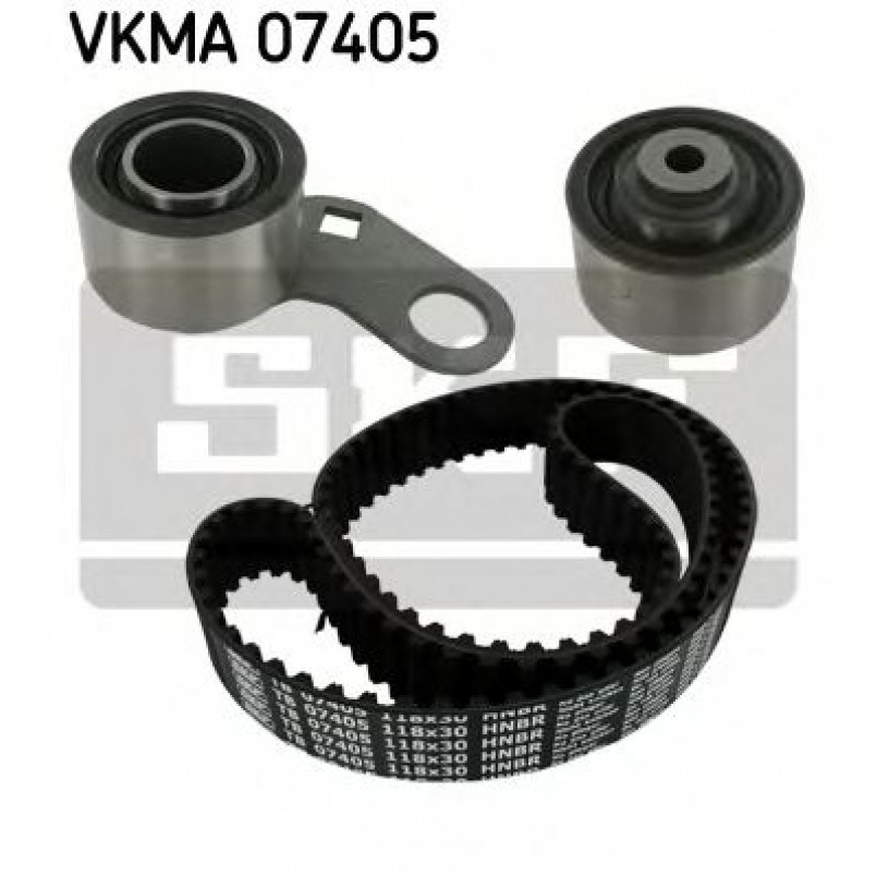 VKMA 07405 SKF Комплект (ремінь+ролики)